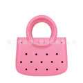 Bolsa de Almacenamiento Impermeable de Material EVA, Bolsa de Playa con Diseño Calado, Estilo Casual de Viaje, Tamaño Pequeño, para Uso Diario