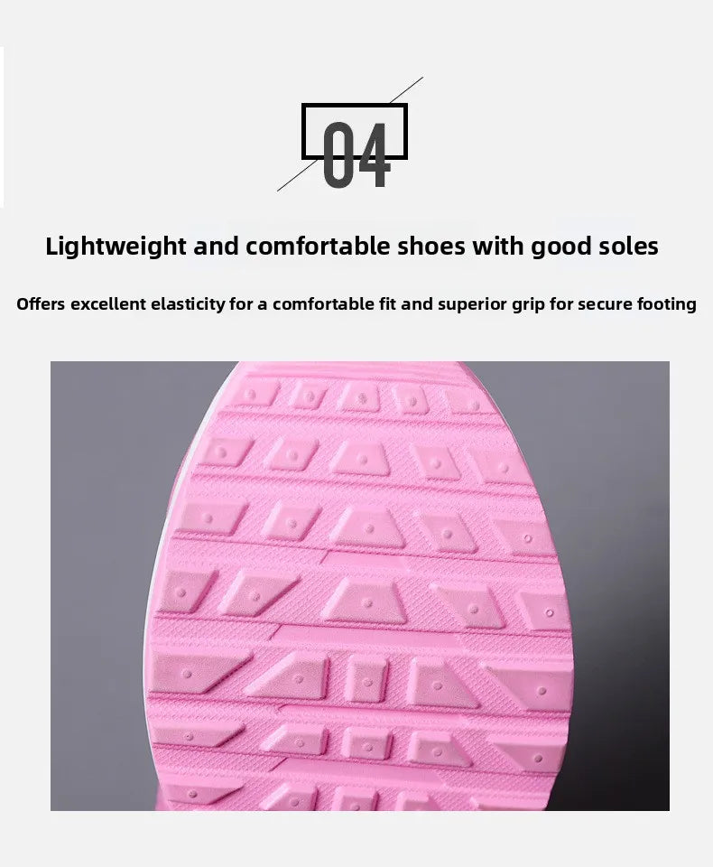 Zapatos deportivos transpirables con amortiguación de aire para mujer, zapatillas informales con cordones cruzados y tacón plano con punta redonda de estilo coreano
