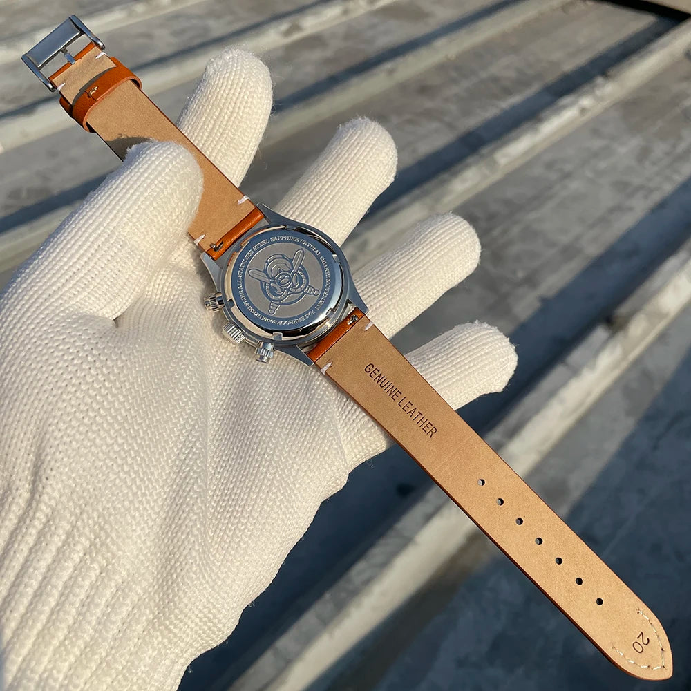 Reloj de Cuarzo de Lujo para Hombre SF733 STEELFLIER, Movimiento Silencioso VK63, Superluminoso, Resistente al Agua 200M, Reloj de Buceo, Nuevo Lanzamiento Oficial