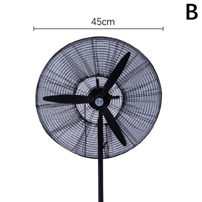 Cubiertas redondas de malla para ventilador eléctrico, Protector antipellizco de seguridad, cubierta Universal todo incluido para el hogar, cubierta a prueba de polvo moderna