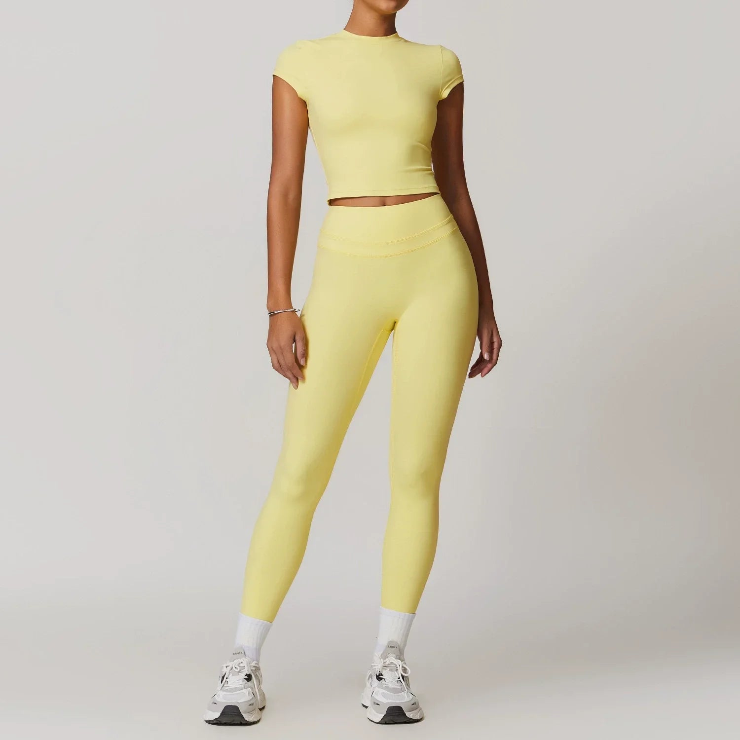 Ropa deportiva de 2 piezas para mujer, conjunto de Yoga, ropa de gimnasio, ropa deportiva, trajes de Yoga, conjunto de Fitness, chándales, Sujetador deportivo, mallas de cintura alta para gimnasio