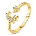 2024 nuevo anillo de plata 925 anillo de lazo brillante de circón anillo de boda de dedo Original S925 DIY regalo de joyería fina para mujer