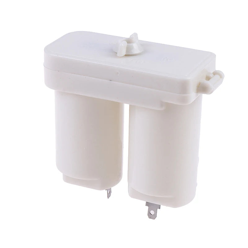 Caja de batería de doble compartimentos para calentador de agua a Gas, accesorios, piezas, caja de batería doble de plástico Universal, 1 Uds.