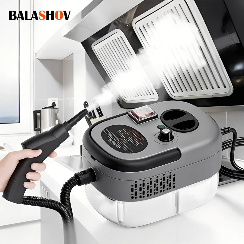 Limpiador a vapor de 2500W, lavadora a presión de alta temperatura, máquina de limpieza a vapor, aire acondicionado, cocina, hogar, coche, limpiador a vapor
