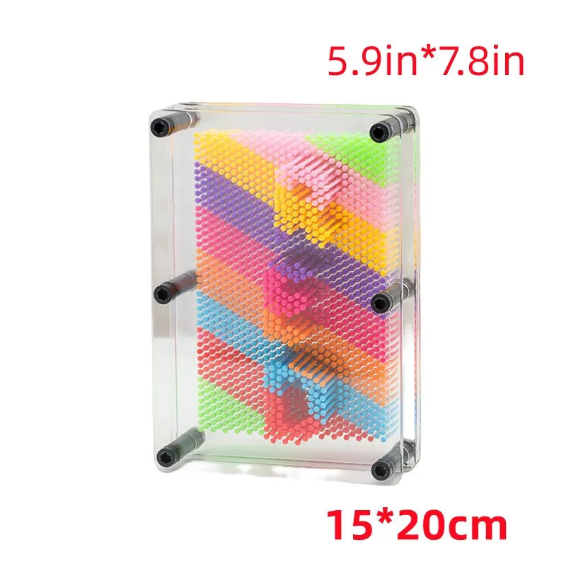 Pin de Metal clon 3D, clon artístico antiestrés, modelo con forma de mano, juguetes para niños, tablero de aguja, esculturas, pintura, tallado, Pinart, regalo