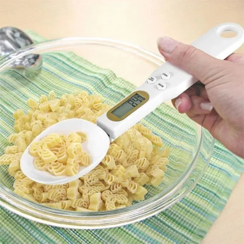 1 cuchara de pesaje ajustable digital LCD, cuchara medidora electrónica de cocina báscula para hornear, OEM súper de fábrica, calidad confiable.