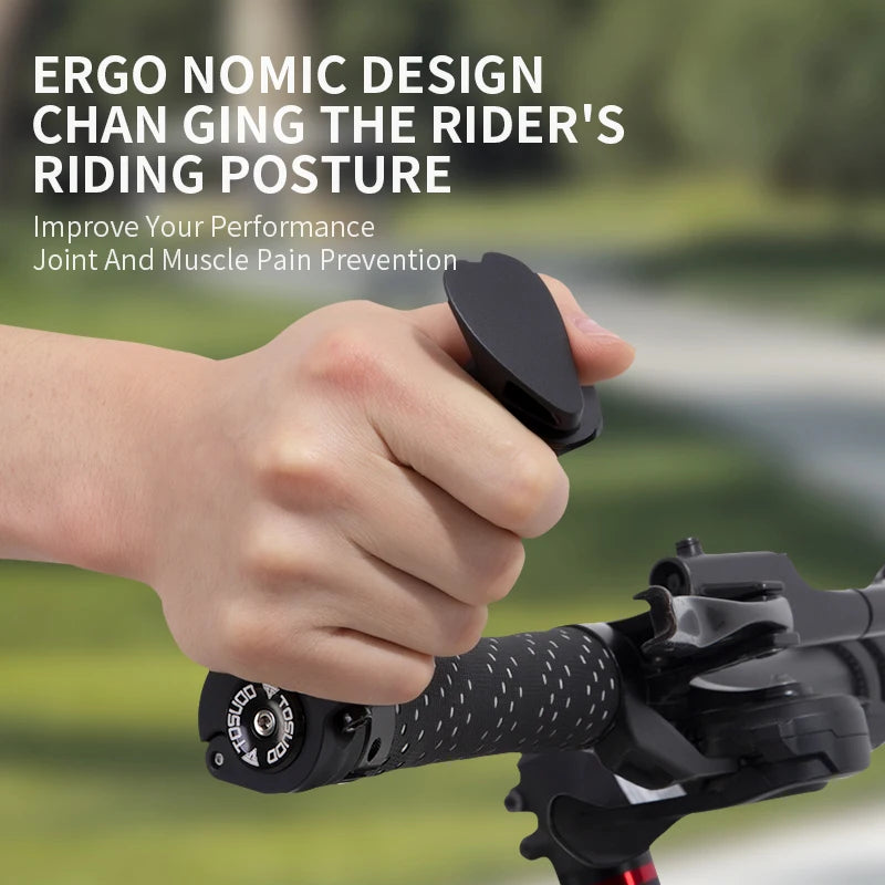 TOSUOD-extensiones de barra de bicicleta, diseño ergonómico, manillar de extensión ligero, accesorio cómodo para manillar de bicicleta