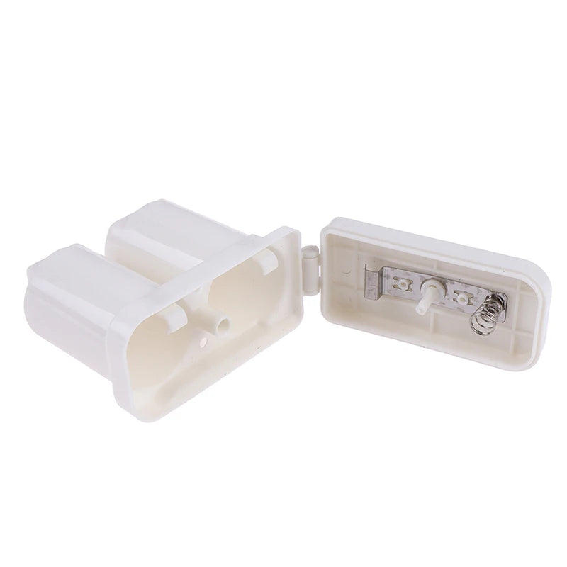 Caja de batería de doble compartimentos para calentador de agua a Gas, accesorios, piezas, caja de batería doble de plástico Universal, 1 Uds.