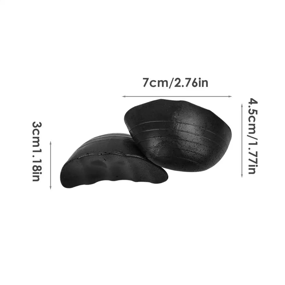 Rellenos de dedos para zapatos, relleno de zapatos de espuma de PU suave y grueso, 1 par de inserciones para los dedos, embutidor de zapatos cómodo antidesgaste para zapatos informales