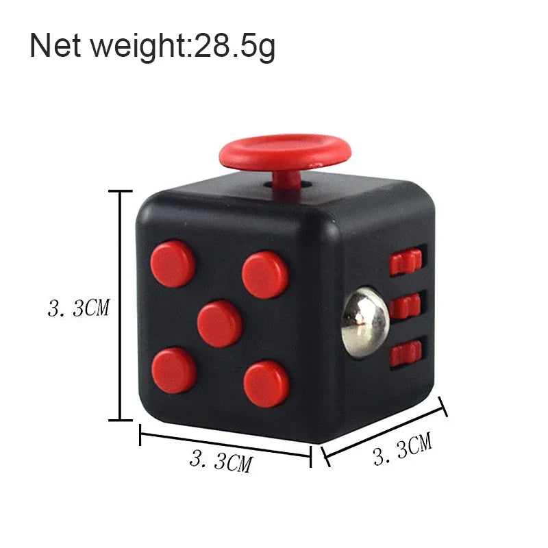 Juguete de descompresión para niños y adultos, cubos antiestrés infinitos, juguetes antiestrés, juegos antiestrés para adultos, 2 uds.