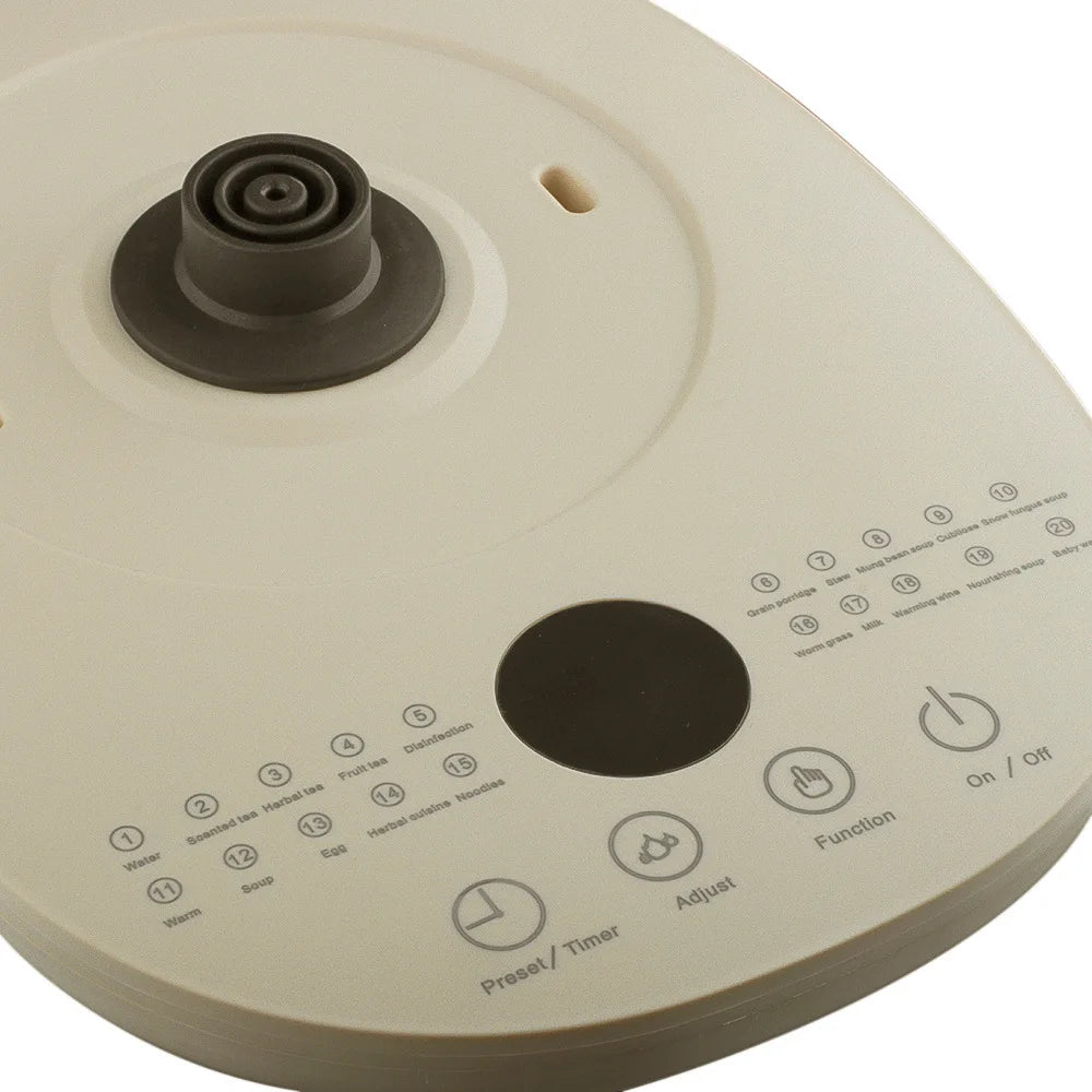 Olla para conservar la salud, hervidor eléctrico de vidrio de 1,5 l, electrodomésticos de cocina, hervidor inteligente, té y café multifuncional automático