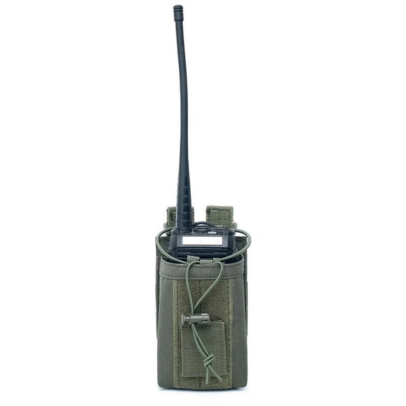 Bolsa para Talkie 1000D para caza al aire libre, bolsa táctica deportiva Molle de nailon para Radio, soporte para Walkie Talkie, bolsillo para revista Mag