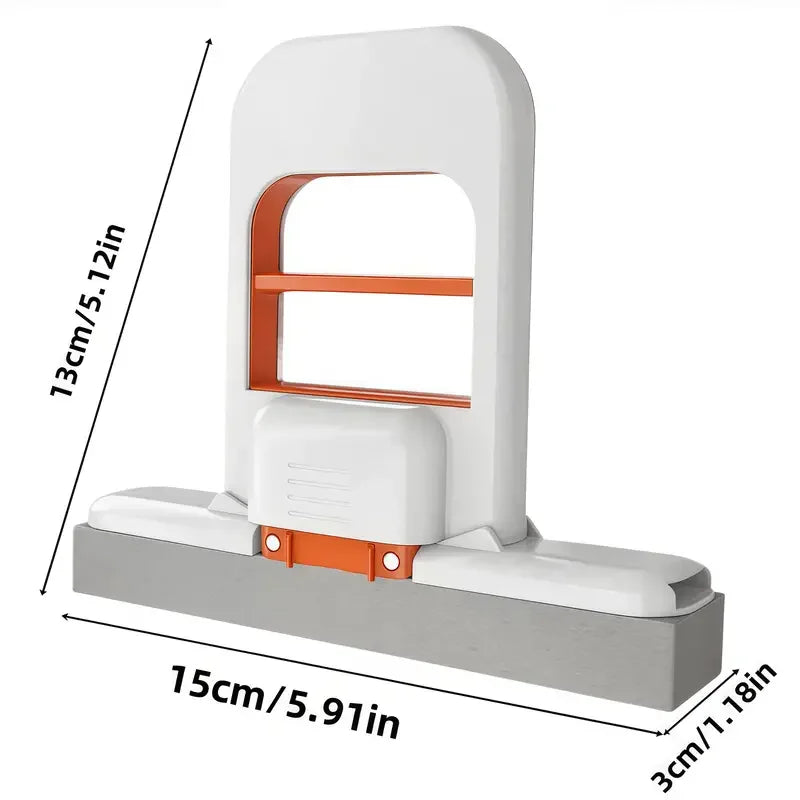 Mini fregona multifuncional |   Fregona retráctil húmeda/seca para cocina, baño, coche |   Plástico duradero |   Herramienta compacta y de limpieza del hogar