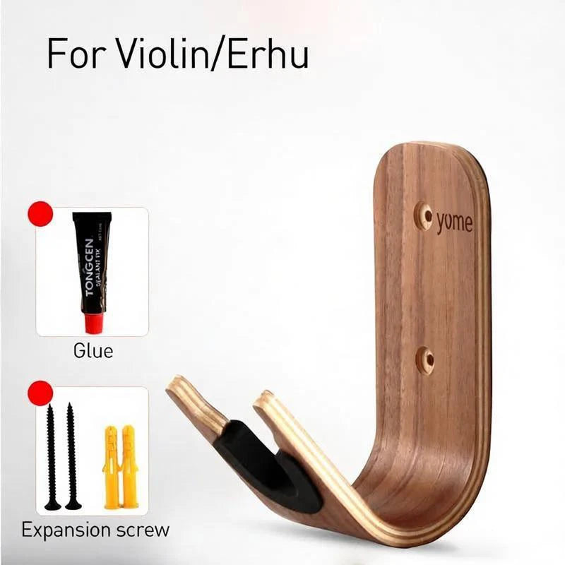 Colgador de instrumentos de cuerda, estante de almacenamiento colgante para el hogar, soporte montado en la pared, ahorro de espacio, tipo de guitarra