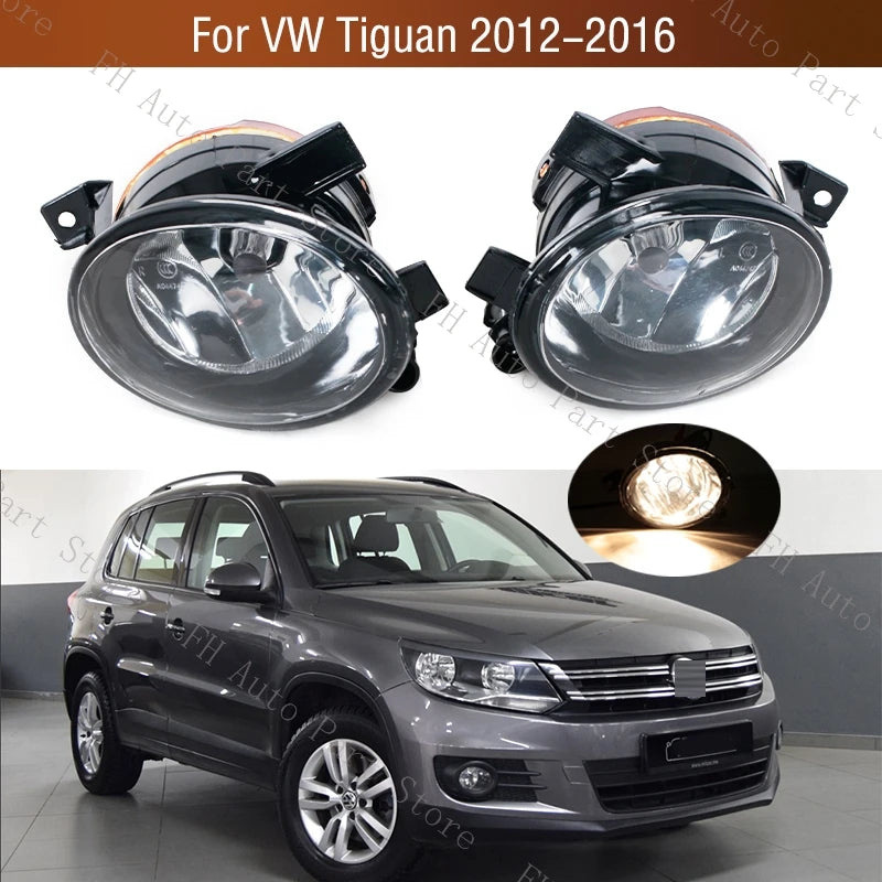 Luz antiniebla del parachoques delantero del coche para VW Tiguan 2012 2013 2014 2015 2016 luz antiniebla halógena