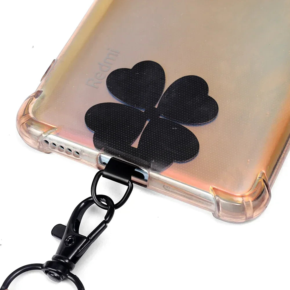 Parche de cordón de Metal ultrafino para teléfono móvil, cuerda colgante antipérdida Universal de acero inoxidable, Clip de lengüeta, accesorios para teléfonos