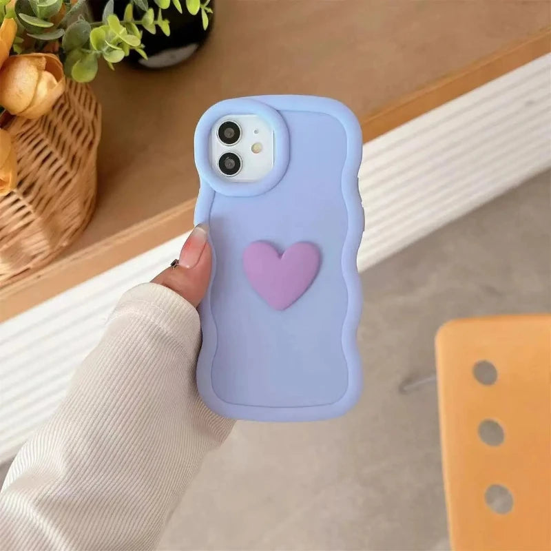Funda Suave 3D con Diseño de Ondas para OPPO A6X A6 A5 A3X A3 Pro A38 A18 A60 A59 A57 A79 A77S A54 A53 A9 2020 A17 A17K A16 A16K A15 A15S 4G 5G