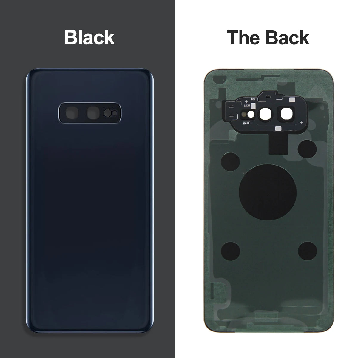 Cubierta trasera para Samsung Galaxy S10E G970 G970F G970W, carcasa trasera de repuesto para batería, cubierta trasera con adhesivo
