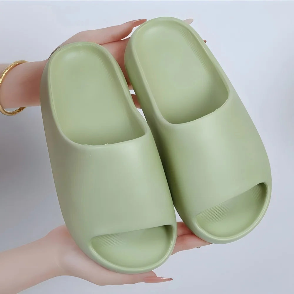 Sandalias de Coco con Suela Gruesa, Sensación de Caminar sobre Nubes, Antideslizantes, Novedad de Verano (Caja de zapatos no incluida)