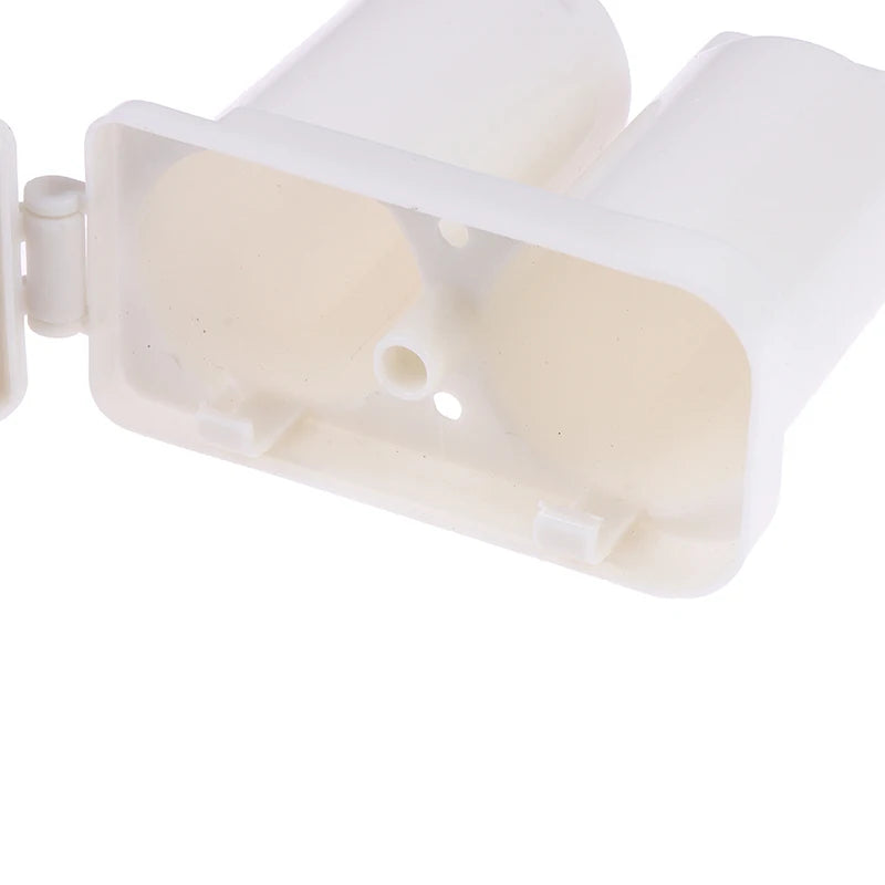 Caja de batería de doble compartimentos para calentador de agua a Gas, accesorios, piezas, caja de batería doble de plástico Universal, 1 Uds.