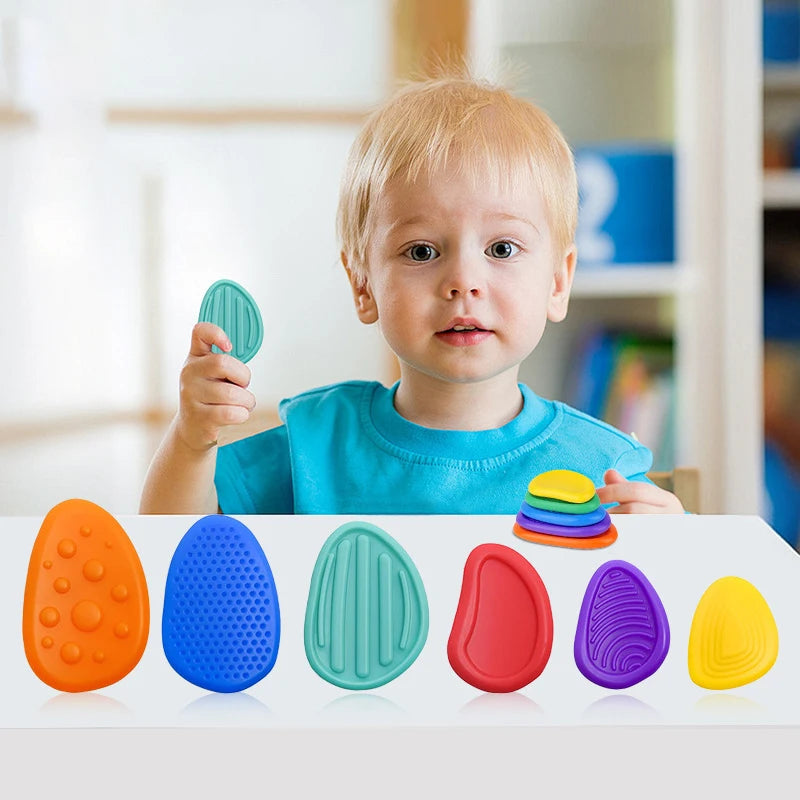 Tira sensorial de silicona para niños, juguete sensorial para autismo, descompresión, calmante, antiestrés, escritorio, alivio de la ansiedad