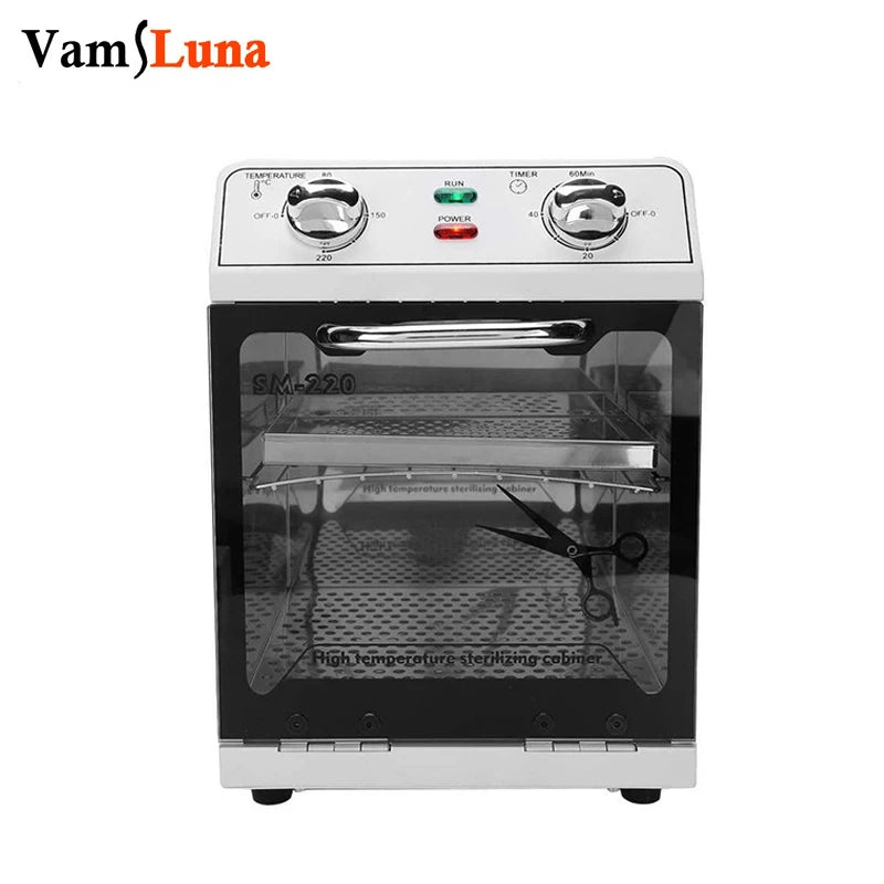 Caja esterilizadora de calor seco Desinfectante de alta temperatura para herramientas de uñas, instrumentos de manicura Equipo de peluquería Almacén de México