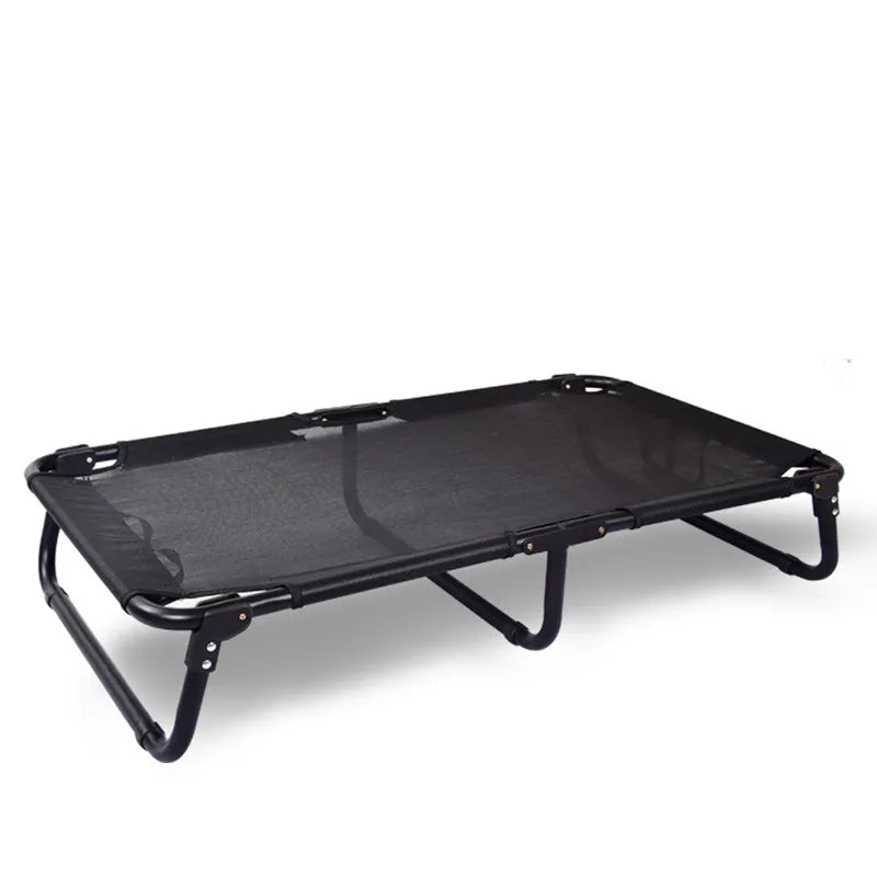 Cama antihumectante para perros, cama transpirable para perros grandes, plegable, para acampar y dormir, perrera colgante para el suelo