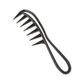 Peine exfoliante de dientes anchos, peine para el cabello húmedo, adecuado para salones de peluquería y uso doméstico, adecuado tanto para hombres como para mujeres.