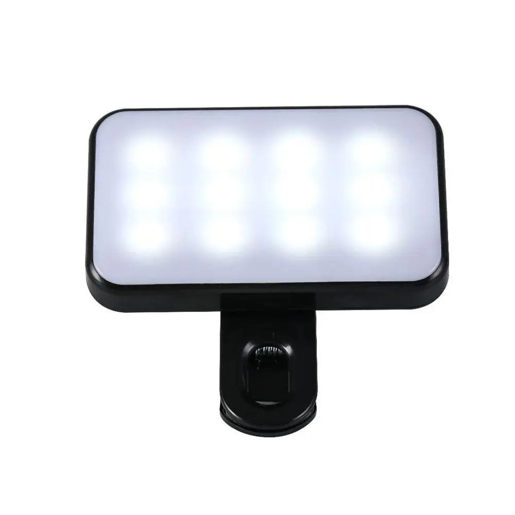 Luz LED de bolsillo para Selfie, relleno de Flash, 3 modos, luz de anillo ajustable para fotografía y vídeo, lámpara de fotografía para IPhone, IPad, teléfono móvil y portátil