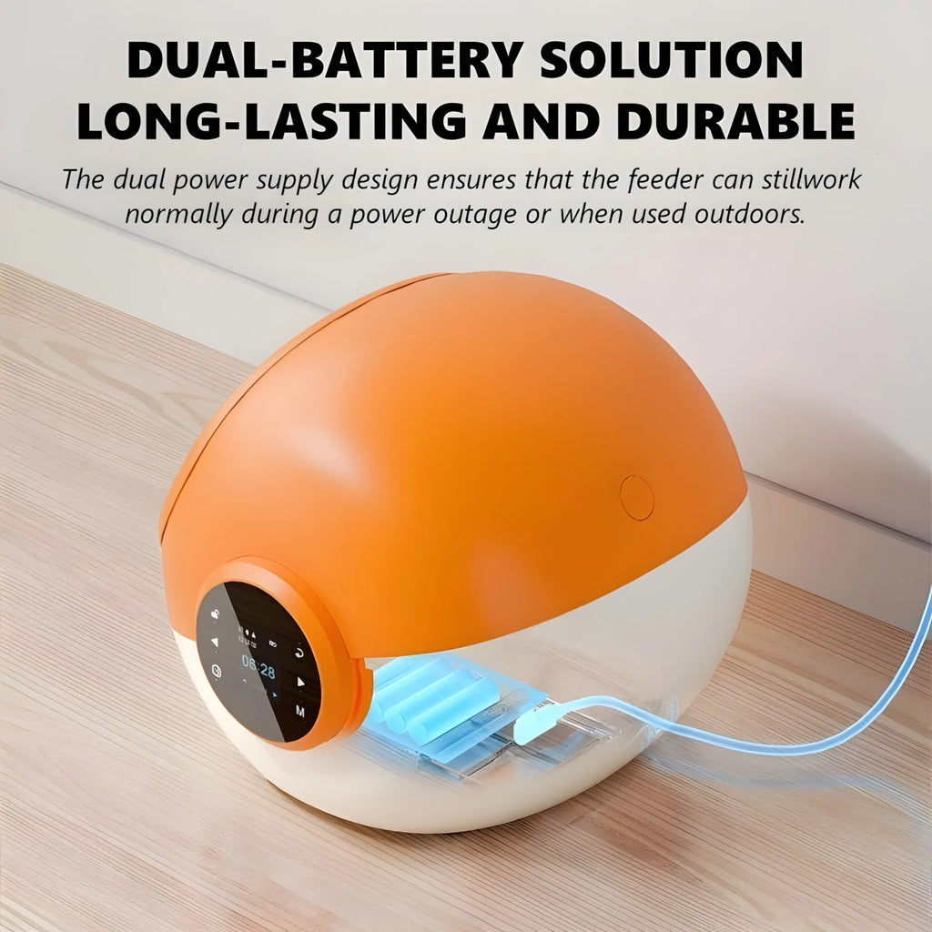 Alimentador automático para gatos, Sensor de reconocimiento de Chip antiarañazos, alimentador inteligente, registro de sonido, mantenimiento fresco, dispensador de alimentos para mascotas a prueba de polvo