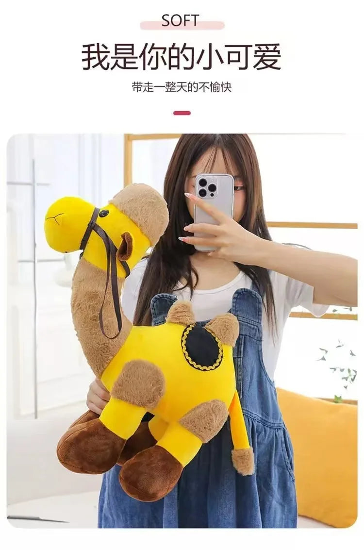 Juguete de Peluche de Camello de Simulación, Muñeco de Camello del Desierto, Almohada Creativa de Camello, Juguete para Niños, Regalo Kawayi