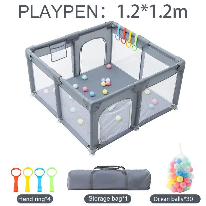 Parque infantil para bebés, recién llegado, parque infantil para bebés de 6 meses a 6 años, parque infantil para niños, valla de seguridad interior para bebés