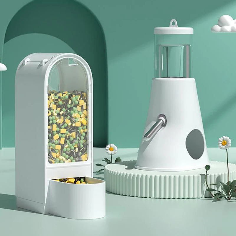 {Summer2} Bebedero de agua para animales pequeños, dispensador automático, botella de agua para hámster, dispensador de agua para mascotas de gran capacidad, suministros para mascotas