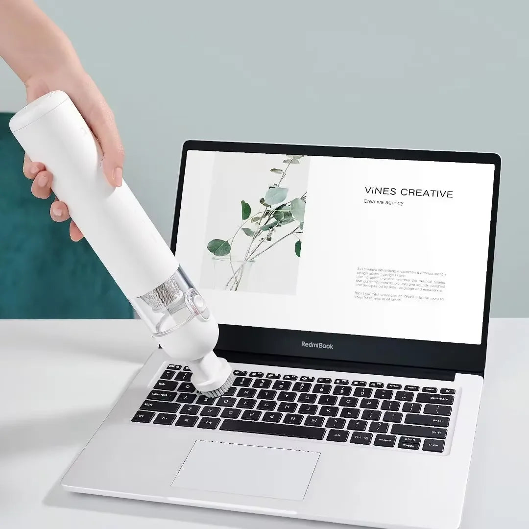 Aspiradora Xiaomi Mi Mini, 13000 Pa, Portátil, Inalámbrica, Inicio con un Botón, Motor sin Escobillas de 88000 RPM con Múltiples Boquillas para Automóvil