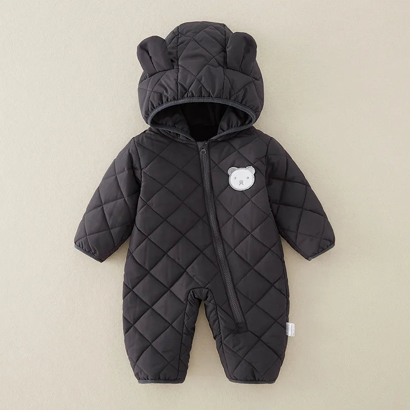 Ropa de invierno para recién nacido, ropa para niña, mono grueso para bebé, pelele cálido para bebé, Chaqueta de algodón, pelele, monos para niño, abrigo para niño pequeño