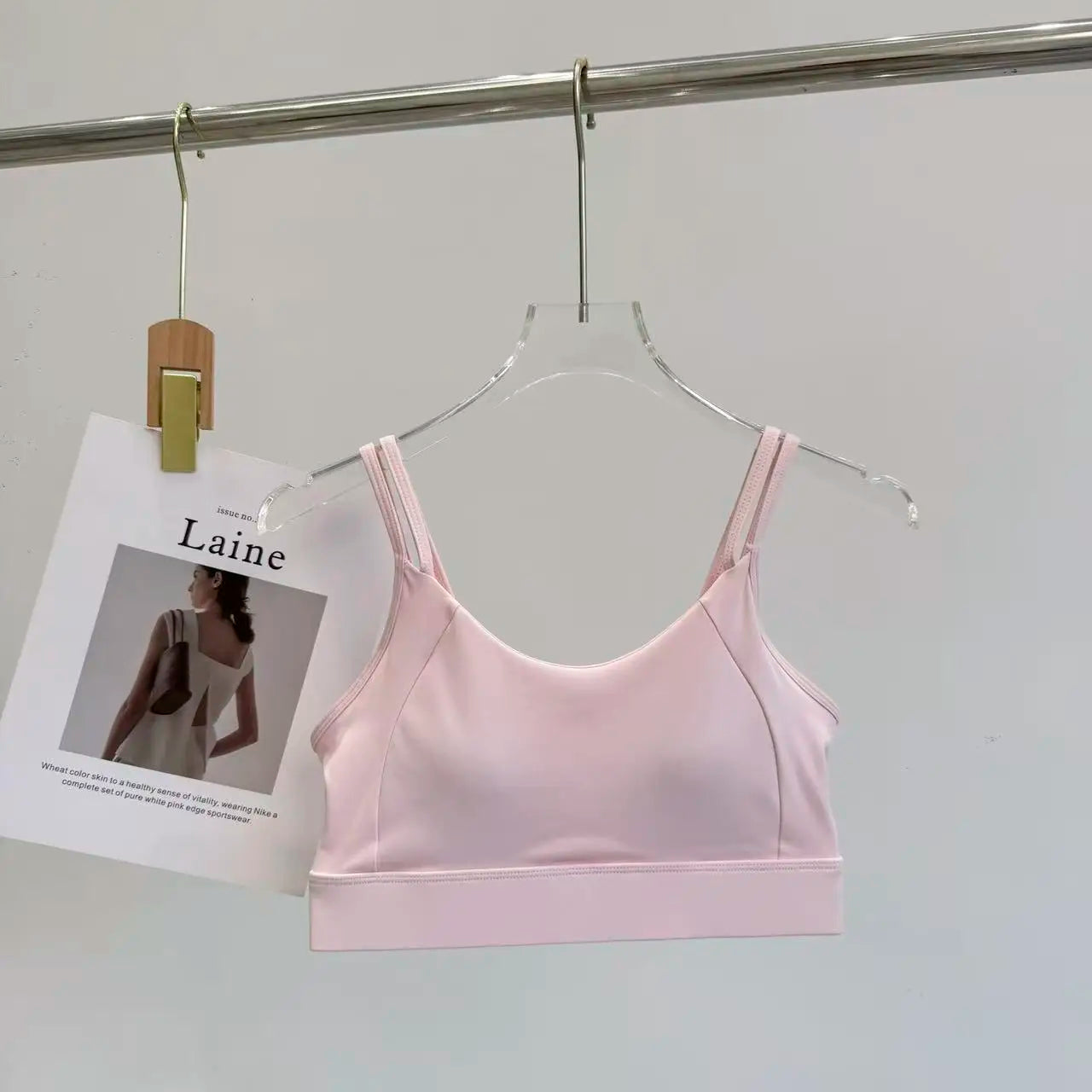 Sujetador Deportivo para Mujer, Resistente a Impactos y con Efecto Push-Up, Ropa Deportiva, Sujetador de Yoga de Secado Rápido para Verano y Alta Intensidad