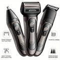 Xiaomi-Afeitadora eléctrica 3 en 1 para hombre, Kit de aseo, recortador de pelo y Barba, máquina de afeitar para cuerpo, nariz y orejas, afeitadora facial recargable