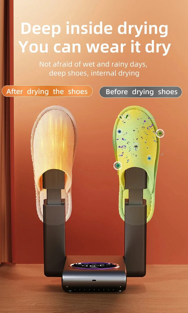 HOMEFISH Secador de zapatos eléctrico de estilo coreano 220 V - Calentador de calzado para desodorizar y esterilizar aparatos de uso doméstico