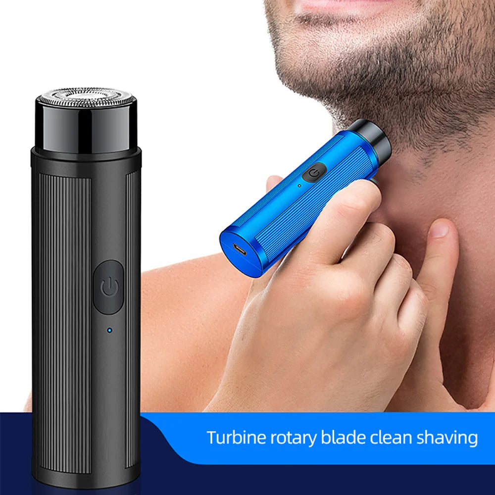 Mini Afeitadora Eléctrica Portátil Recargable, Depiladora, Máquina de Afeitar para Mujeres y Hombres, Mini Afeitadora para Auto, Herramientas de Afeitado Eléctrico
