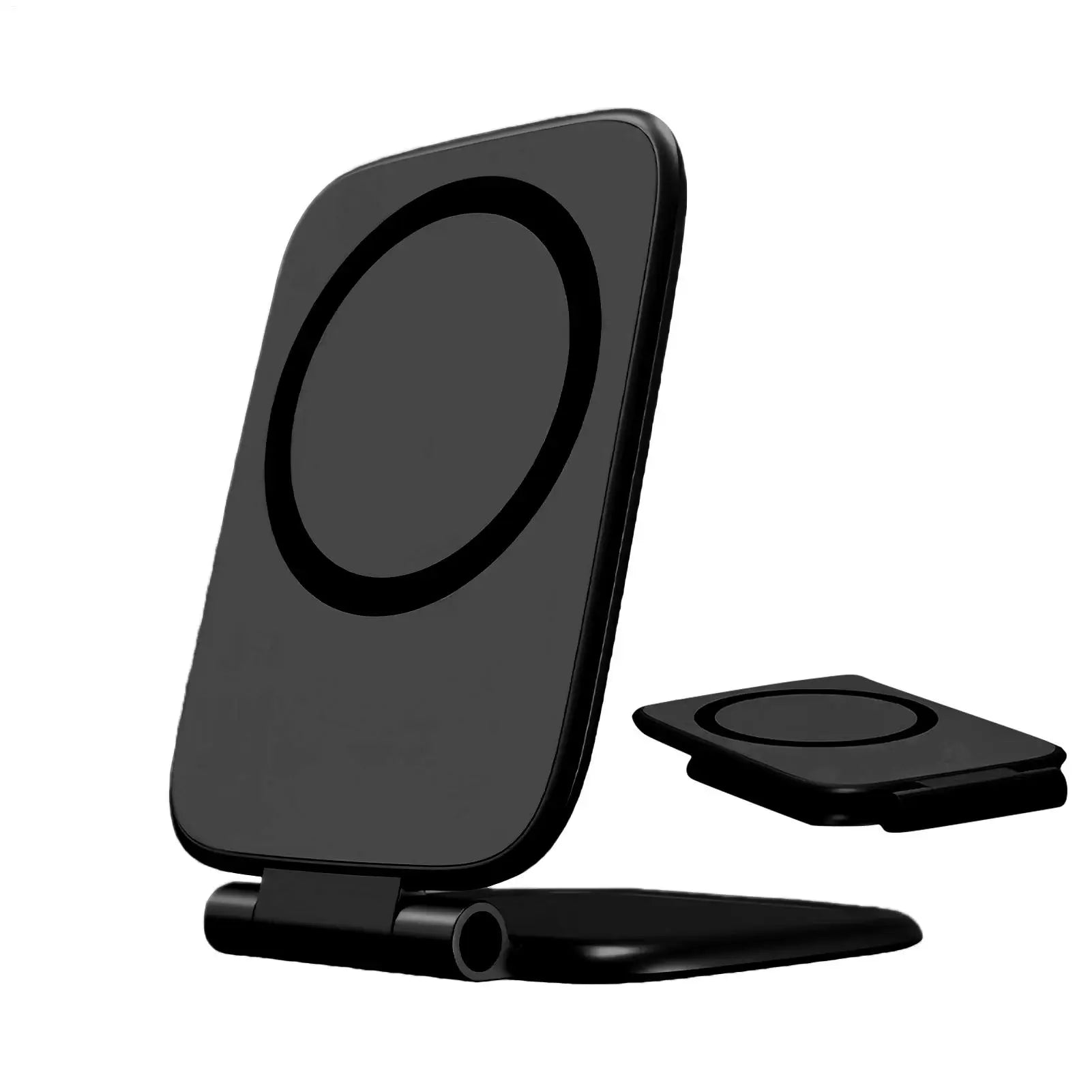 Soporte Magnético para Teléfono de Coche, Ultrafino, Plegable, con Adhesivo para la Parte Trasera del Coche, Soporte Magnético para Escritorio