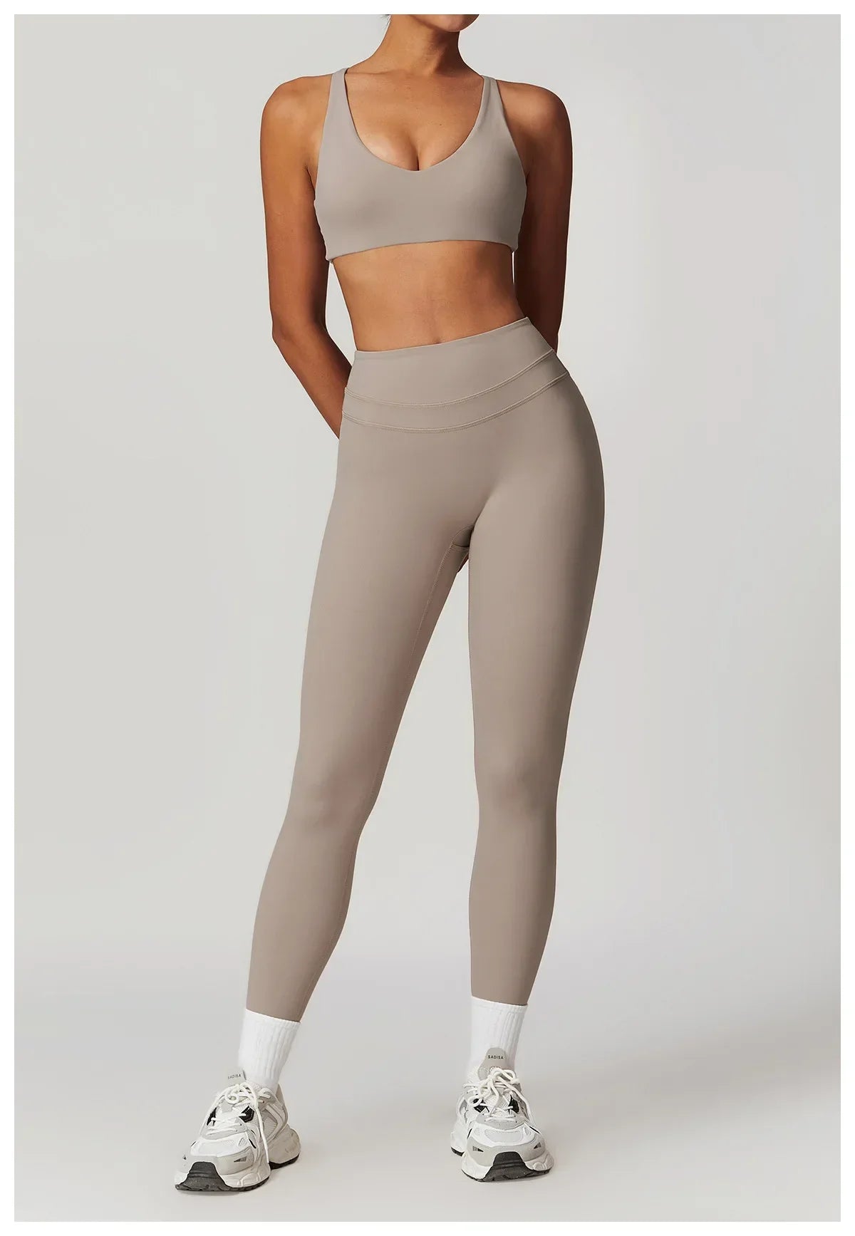 Ropa deportiva de 2 piezas para mujer, conjunto de Yoga, ropa de gimnasio, ropa deportiva, trajes de Yoga, conjunto de Fitness, chándales, Sujetador deportivo, mallas de cintura alta para gimnasio