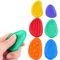 Tira sensorial de silicona para niños, juguete sensorial para autismo, descompresión, calmante, antiestrés, escritorio, alivio de la ansiedad
