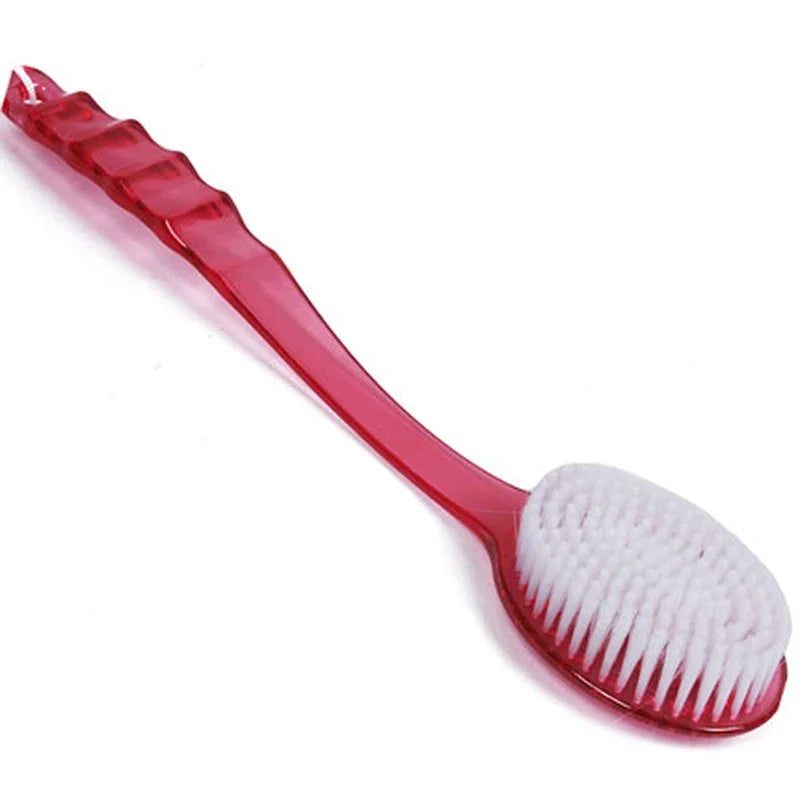 Cepillo de baño de plástico para espalda y cuerpo, cepillos para ducha de baño con mango, exfoliante, masajeador de piel, cepillo de baño exfoliante