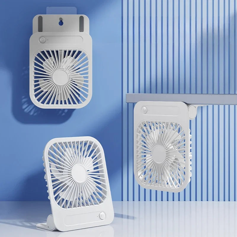 Potente ventilador de pared para inodoro Eary, recargable por Usb con ventilador de refrigeración magnético de viento de 1200mAh y 3 velocidades, ventilador de ventilación portátil para el hogar