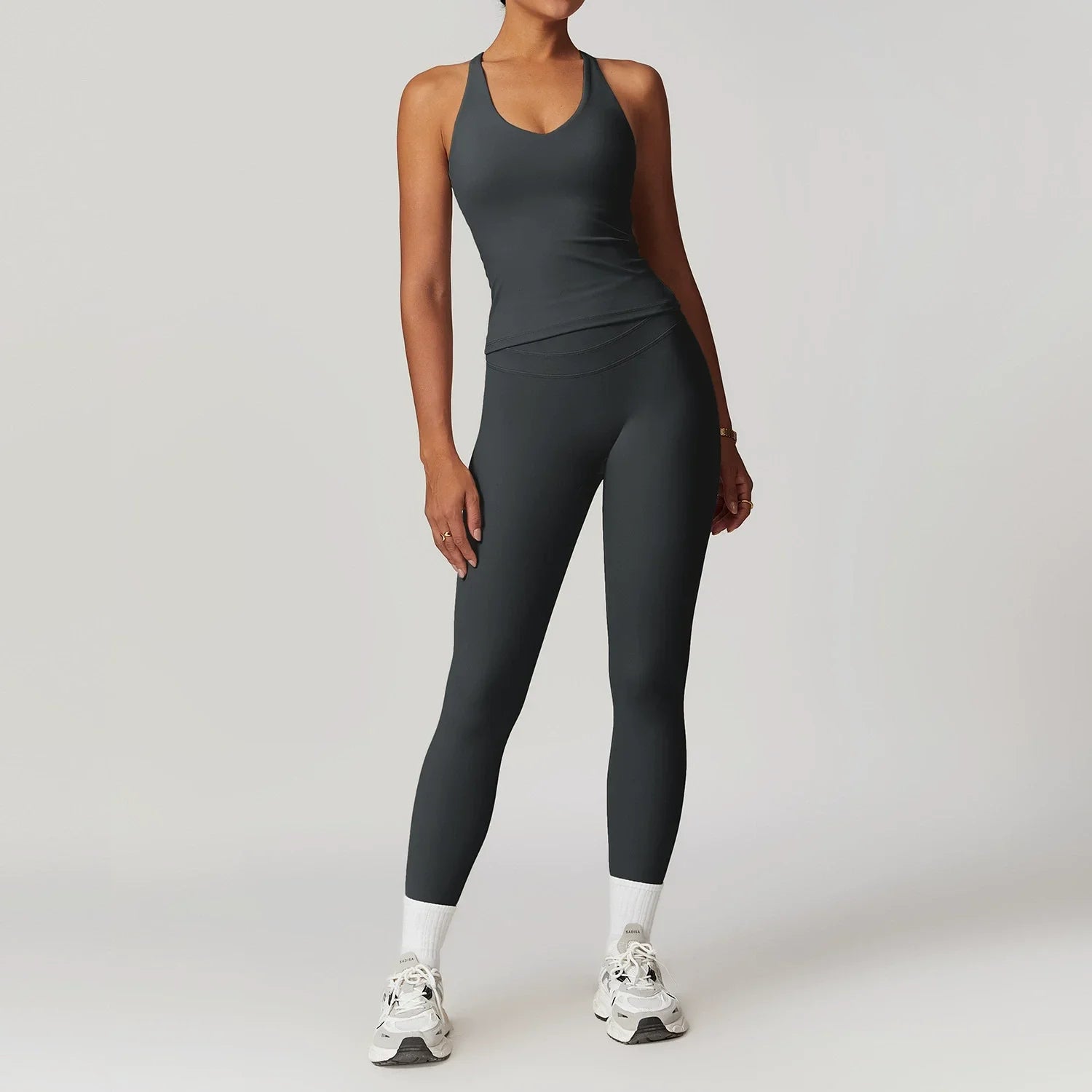 Ropa deportiva de 2 piezas para mujer, conjunto de Yoga, ropa de gimnasio, ropa deportiva, trajes de Yoga, conjunto de Fitness, chándales, Sujetador deportivo, mallas de cintura alta para gimnasio