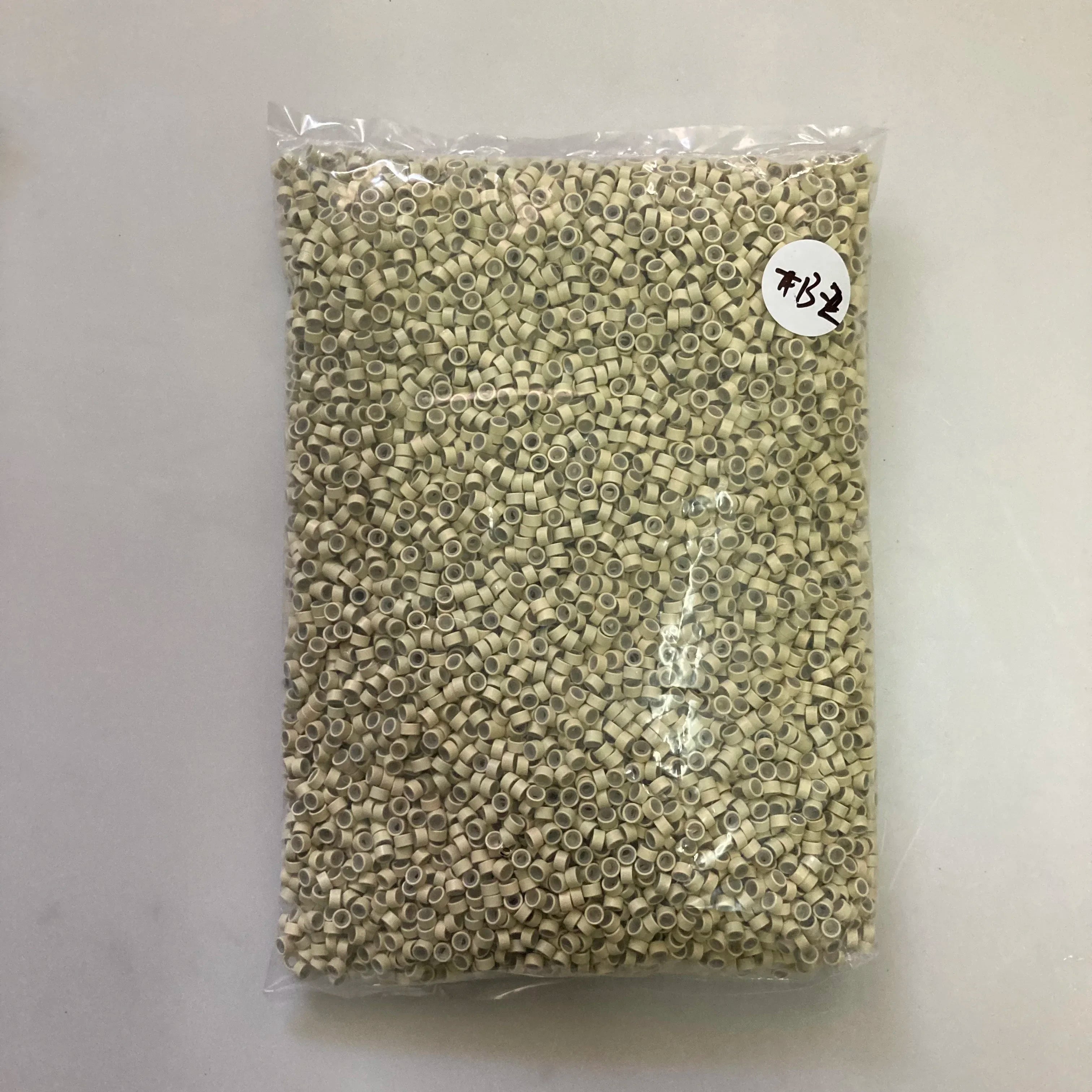 10000 unids/bolsa 5mm Micro anillo cuentas herramientas para extensiones de cabello micro anillos con silicona