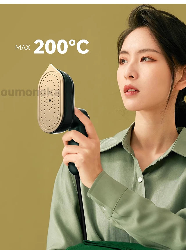 Mini plancha de vapor giratoria de mano, generador de vapor caliente doble húmedo y seco, vaporizador portátil para ropa, plancha colgante para viaje en casa