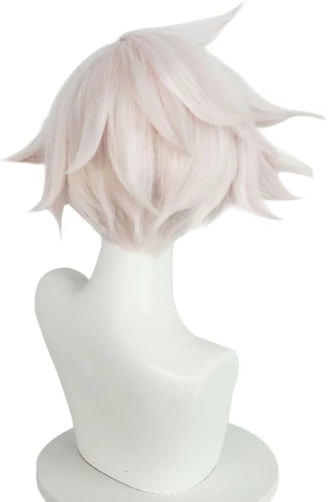 Peluca Angel Dust Cosplay, peluca rosa claro del partido del anime de Halloween