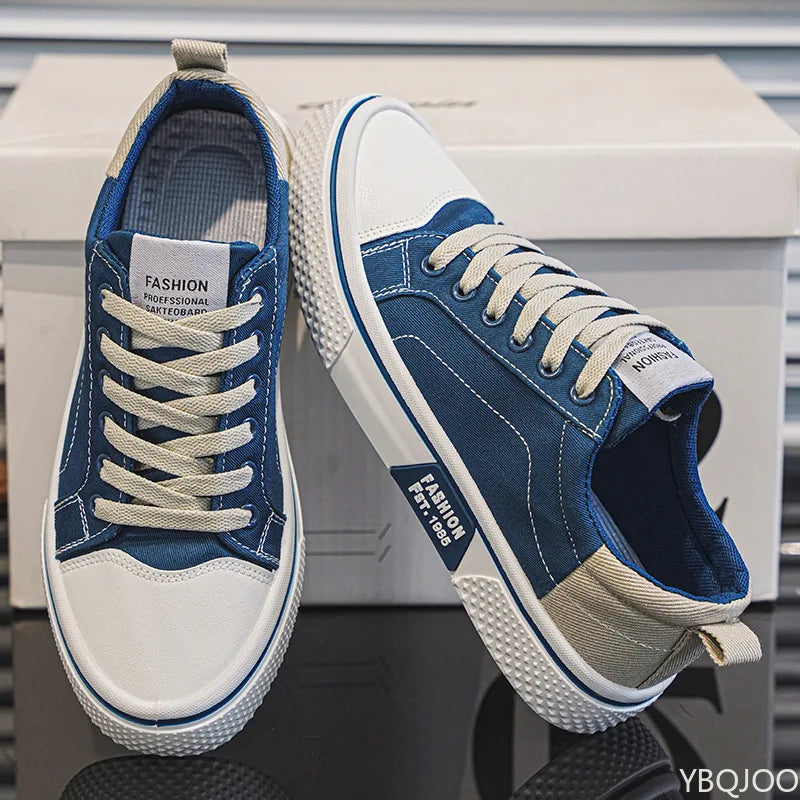 Zapatos ligeros y transpirables para hombre, nuevos zapatos de lona, cómodos, de talla grande, resistentes al desgaste, zapatillas informales a la moda