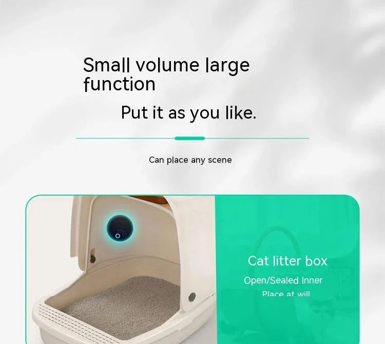 Purificador de Aire HOMEFISH HF07 para Esterilización, Desodorización y Desinfección, Purificador de Ozono Inteligente para Zapatero